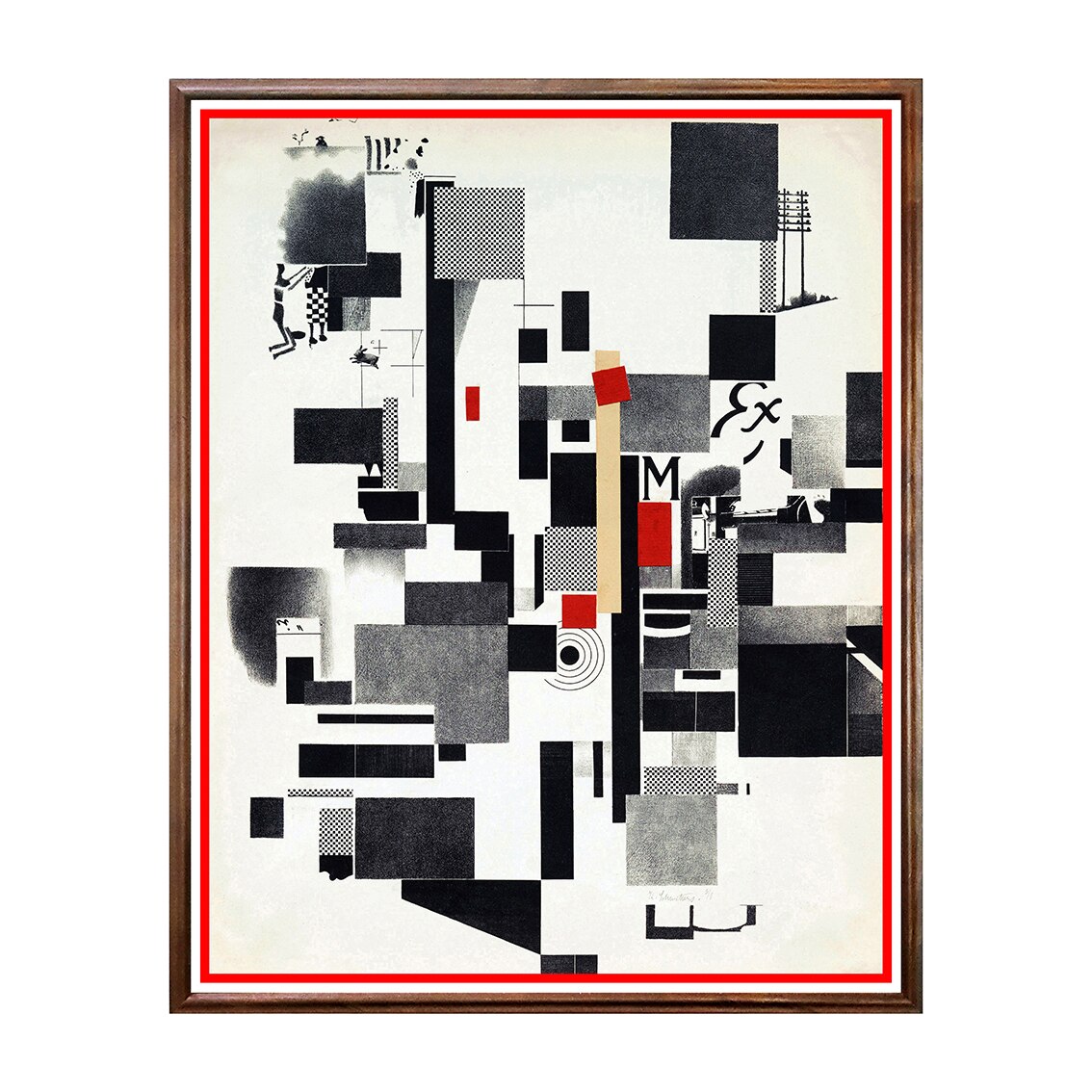 Tablou Poster, Arta Abstracta - ATA-043, 40 x 50 cm