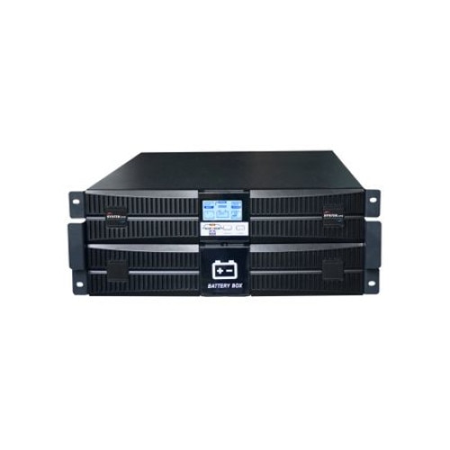 UPS SYNTEK model Satis RT, 10kVA/10kW, online dubla conversie, instalare in Rack 19