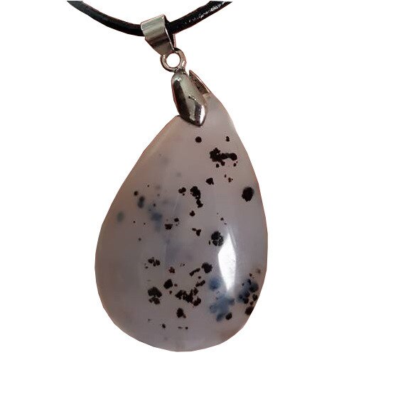 Pandantiv Agate Fougere, Milady, Agata, negru