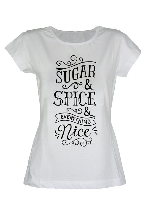 Női Sugar Spice póló, Fehér