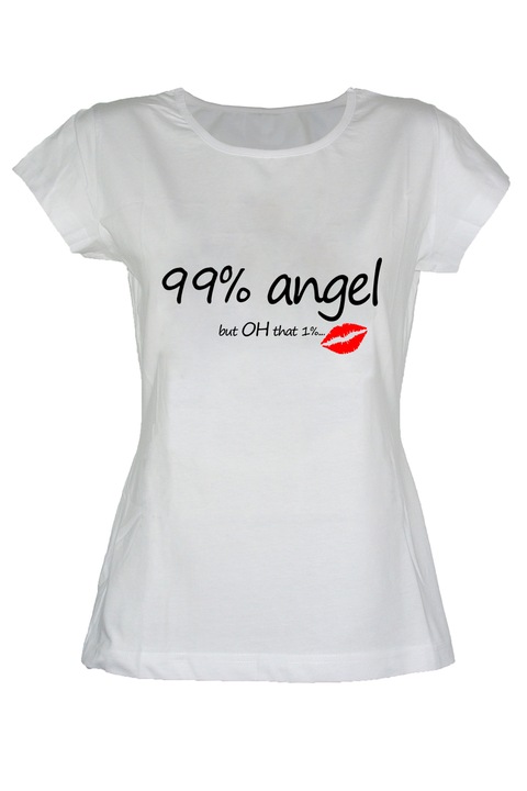 Póló ANGEL hölgyek, Fehér