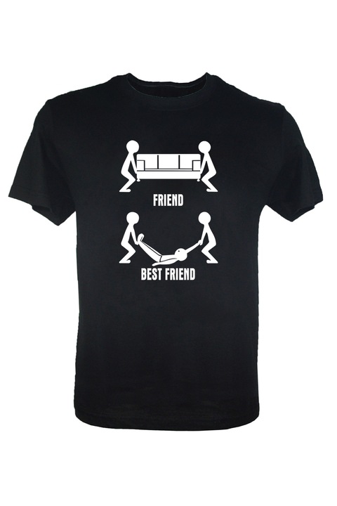 Tricou Friend & Best Friend, Negru
