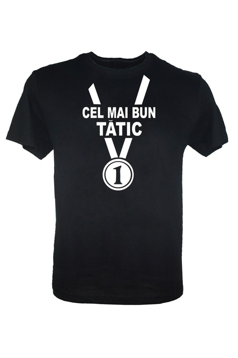 Tricou Cel Mai Bun Tatic, Negru