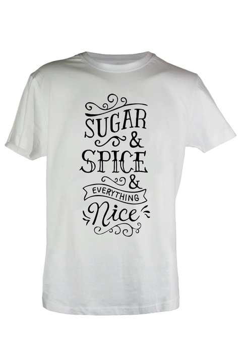 Tricou Sugar Spice, Alb