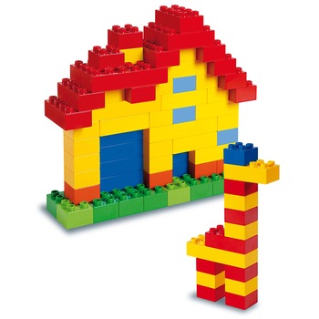 Set constructie cuburi Unico 100 piese Set constructie cuburi Unico 100 piese