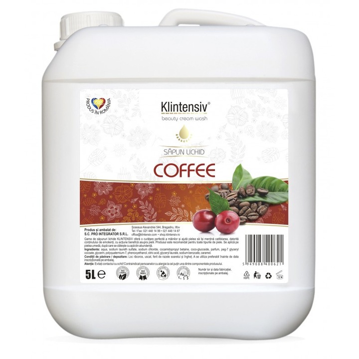 Течен сапун Klintensiv Coffee 5л
