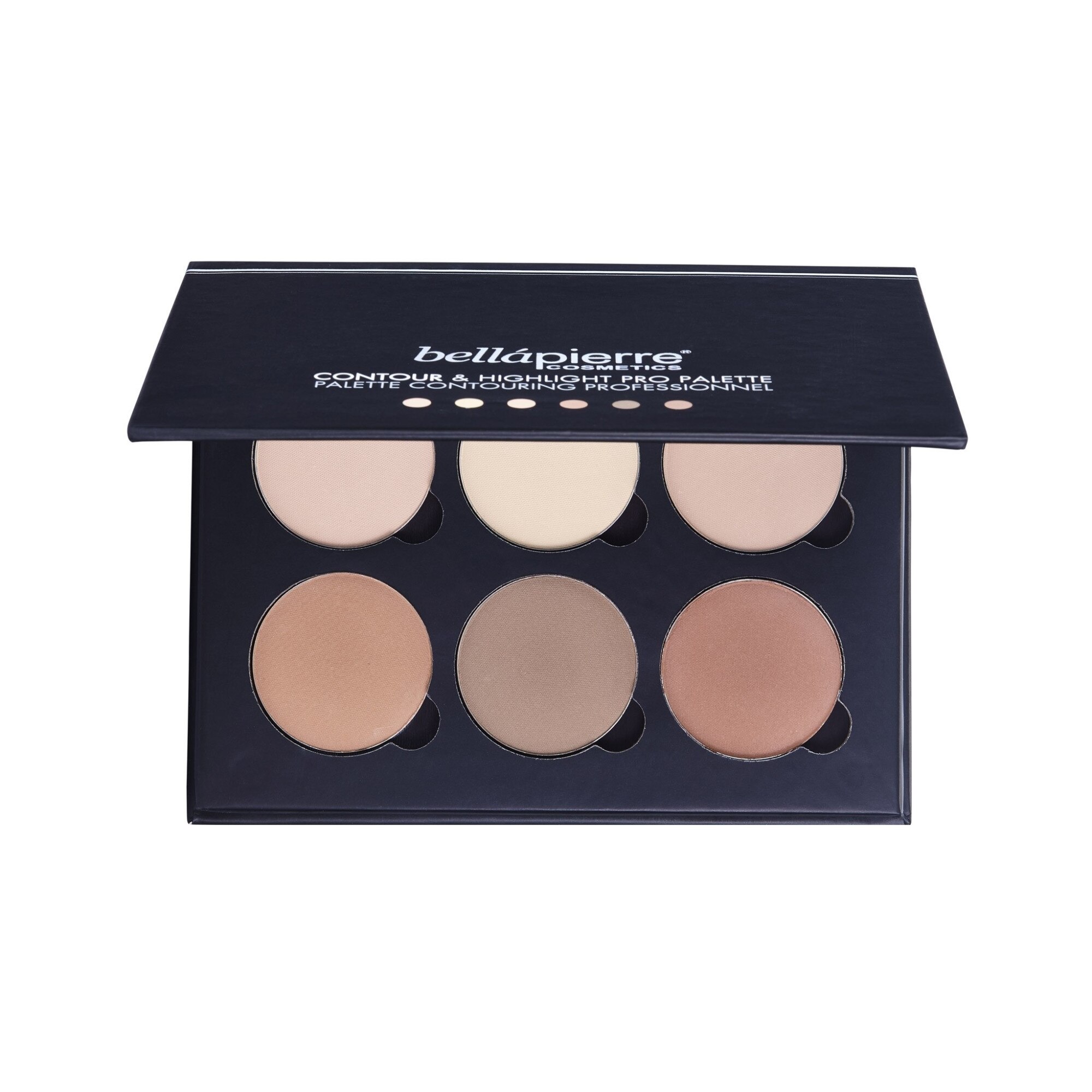 Paleta contur si iluminare BellaPierre Contour&Highlight Pro Palette