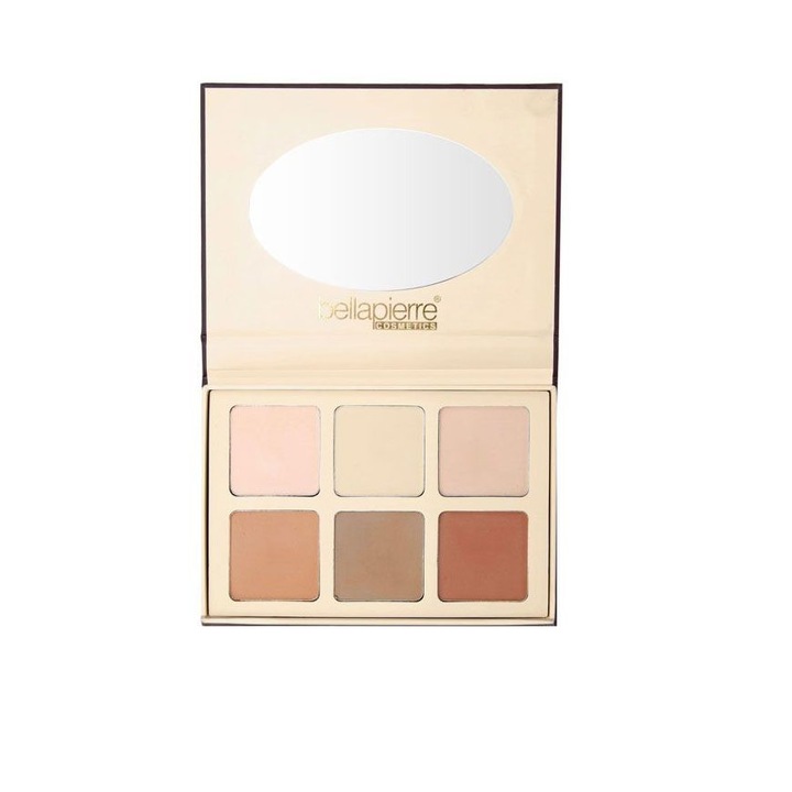 Paleta contur si iluminare BellaPierre Contour&Highlight Pro Palette