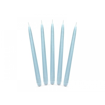 Lumanare conica, Bleu, 10buc/set Lumanare conica, Bleu, 10buc/set