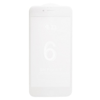Folie sticla 4D Full Cover Apple iPhone 6/6s White Folie sticla 4D Full Cover Apple iPhone 6/6s White