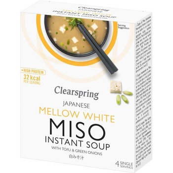 Instant Supa Miso Alb cu Tofu Clearspring 40gr Instant Supa Miso Alb cu Tofu Clearspring 40gr