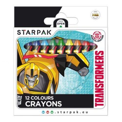 Set 12 creioane cerate Transformers
