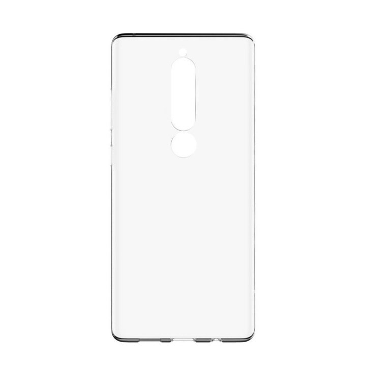 Husa compatibila Compatibila cu Samsung Galaxy J6, silicon, ultra slim, transparent