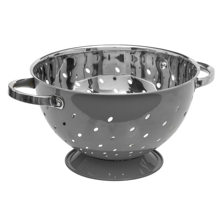 Strecuratoare Emako din otel inoxidabil, 25 cm, Gri