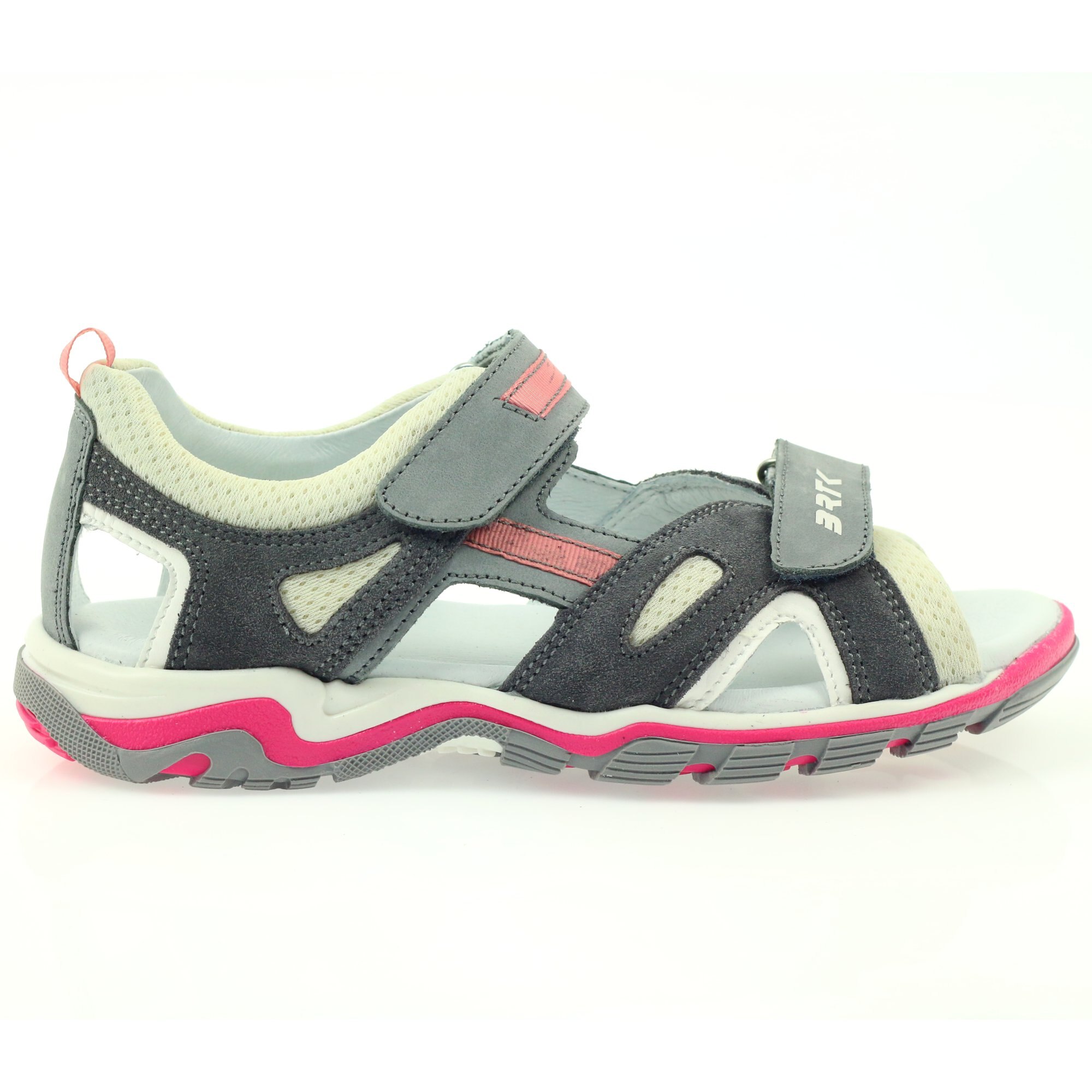 Bartek, Sandale din piele naturala, Gri, 36 EU