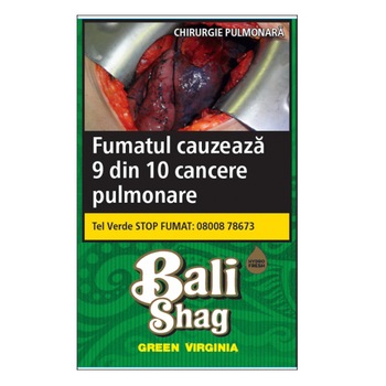 Tutun de rulat Bali Green 40g + Foite Tutun de rulat Bali Green 40g + Foite