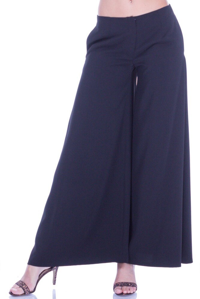 Pantalon vascoza neagra Liza Panait I-101E