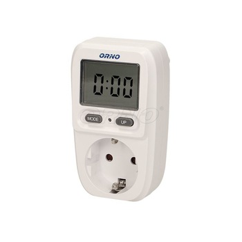Calculatorul de energie cu afisaj LCD ORNO OR-WAT-419(GS), 16A, 230V, alb Calculatorul de energie cu afisaj LCD ORNO OR-WAT-419(GS), 16A, 230V, alb