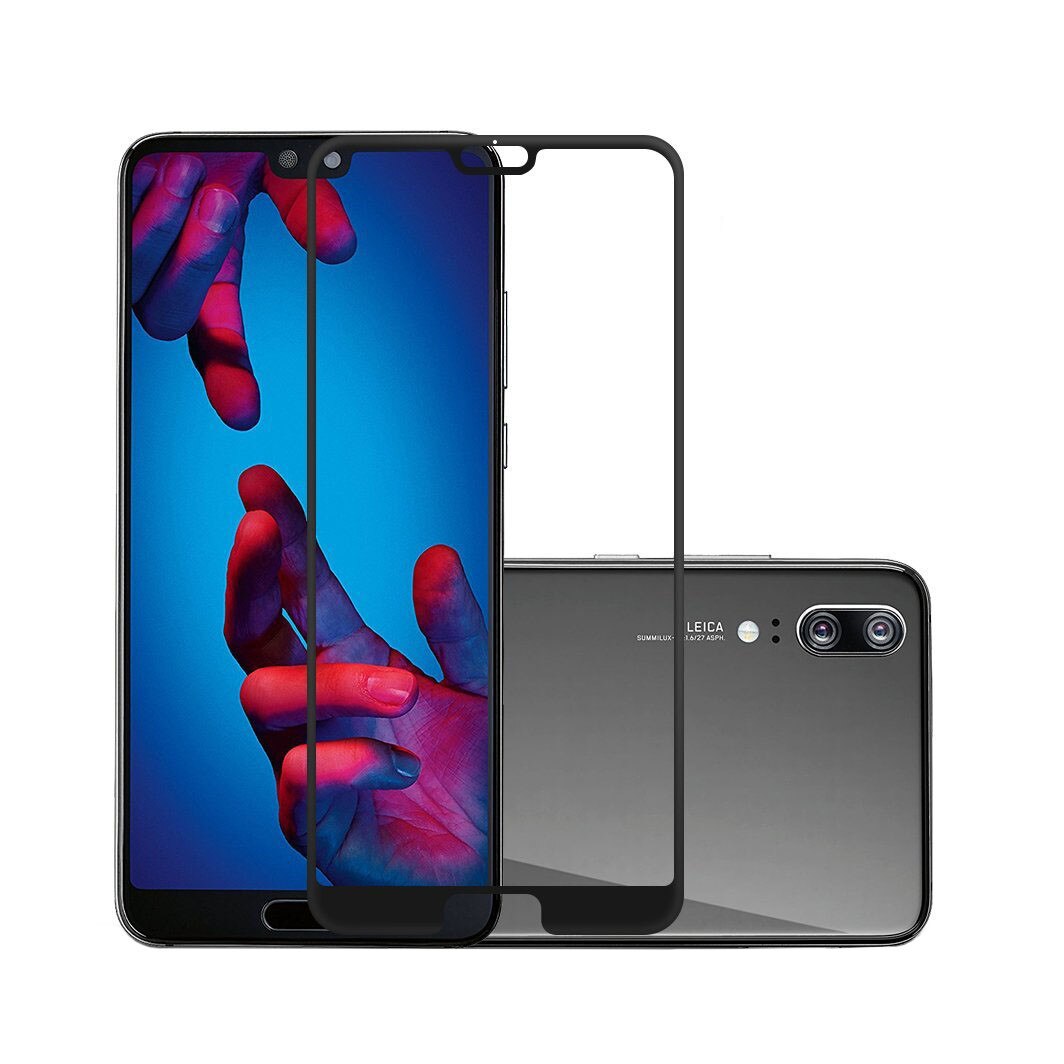 Folie sticla tempered glass Huawei P20, protectie ecran, fata, total transparenta, 5D, acopera tot ecranul, 0.2mm