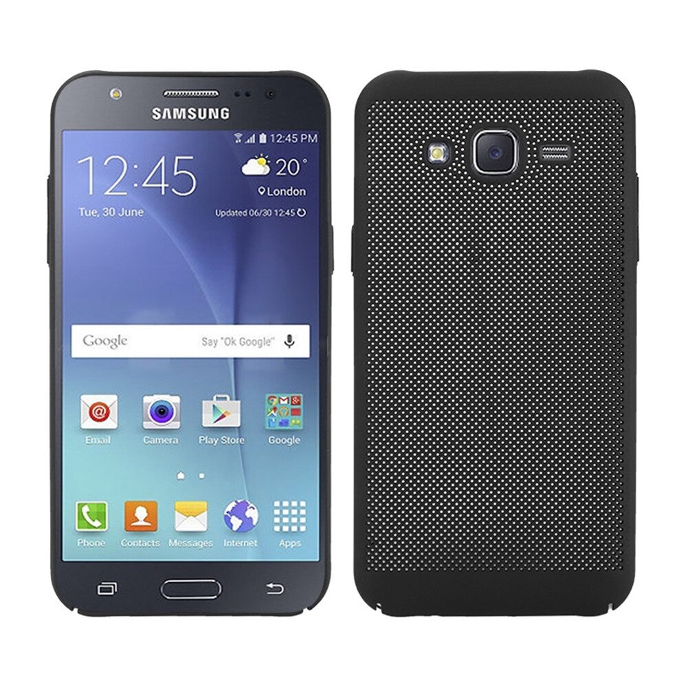 Husa de protectie Air cu perforatii pentru Samsung Galaxy J3 (2016), Negru