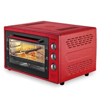 cuptor electric floria zln-2898 capacitate mare 38 litri 1500w timer gratar tava inclusa rosu imagen 38_0_
0