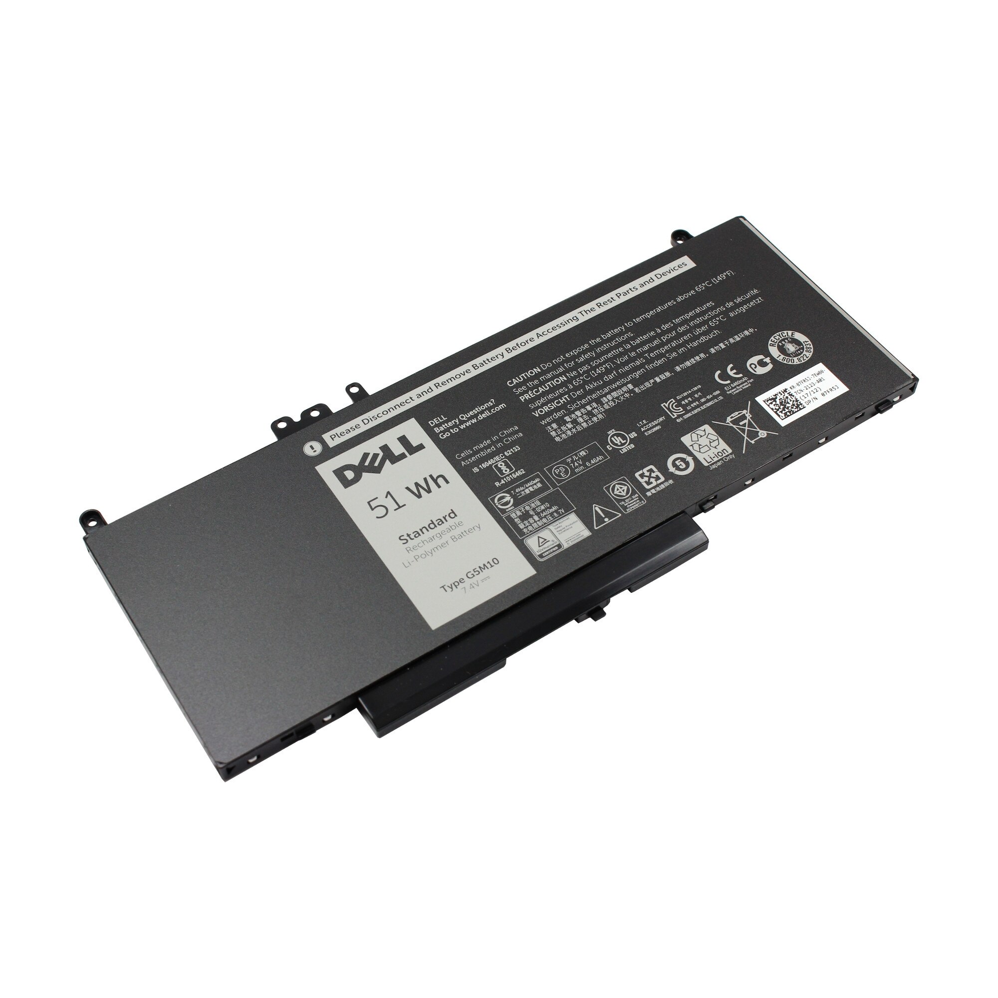 Baterie originala extinsa Dell 5M10, 0G5M10