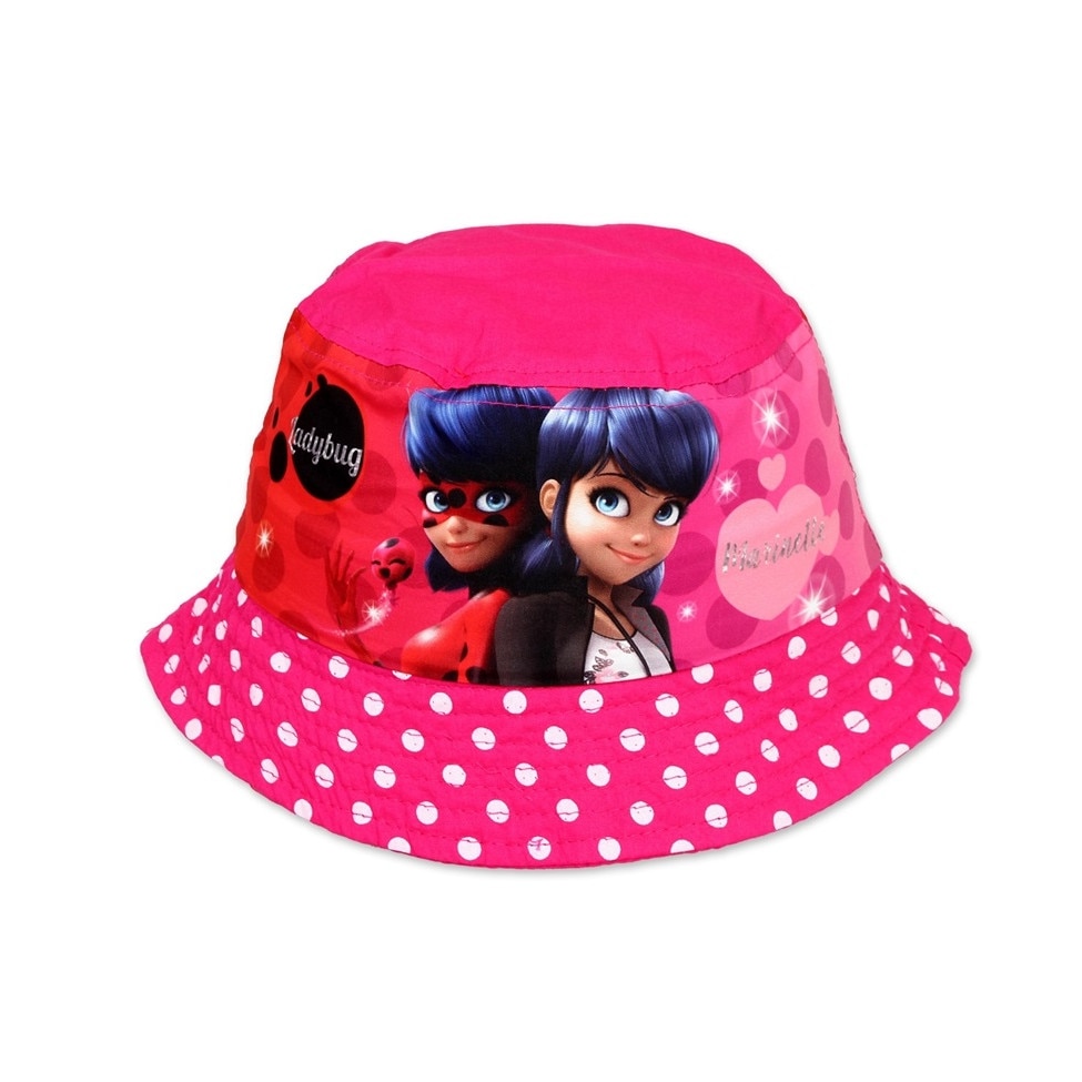 Palarie vara Lady Bug, Fucsia, 52 cm