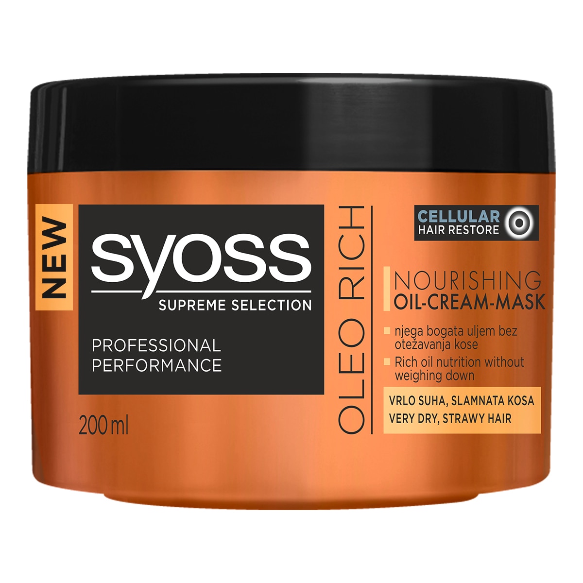 Маска для волос syoss nutrition oil care