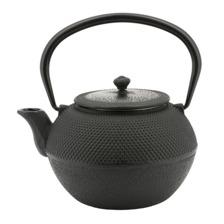 Ceainic din fonta KingHoff, inductie1,2 l, Negru