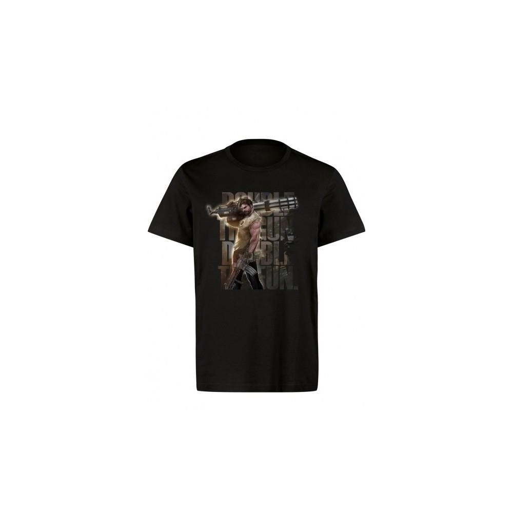 Tricou Serious Sam double the gun, double the fun marimea xl
