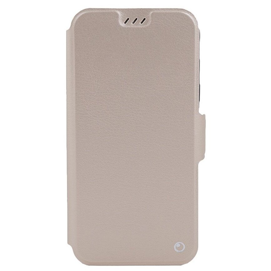 Husa de protectie Lemontti Book Elegant pentru Huawei P Smart, Auriu
