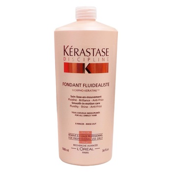 Balsam profesional Kerastase Discipline Fondant Fluidealiste pentru par indisciplinat, 1000 ml Balsam profesional Kerastase Discipline Fondant Fluidealiste pentru par indisciplinat, 1000 ml