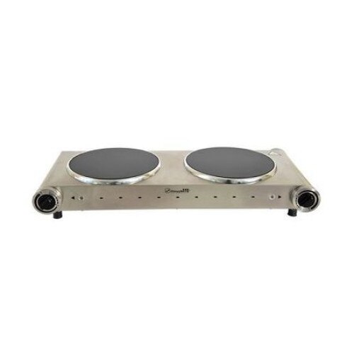Plita vitroceramica 2 ochiuri , Putere 2600 W,8 trepte temperatura + Set cutite 3 piese CADOU