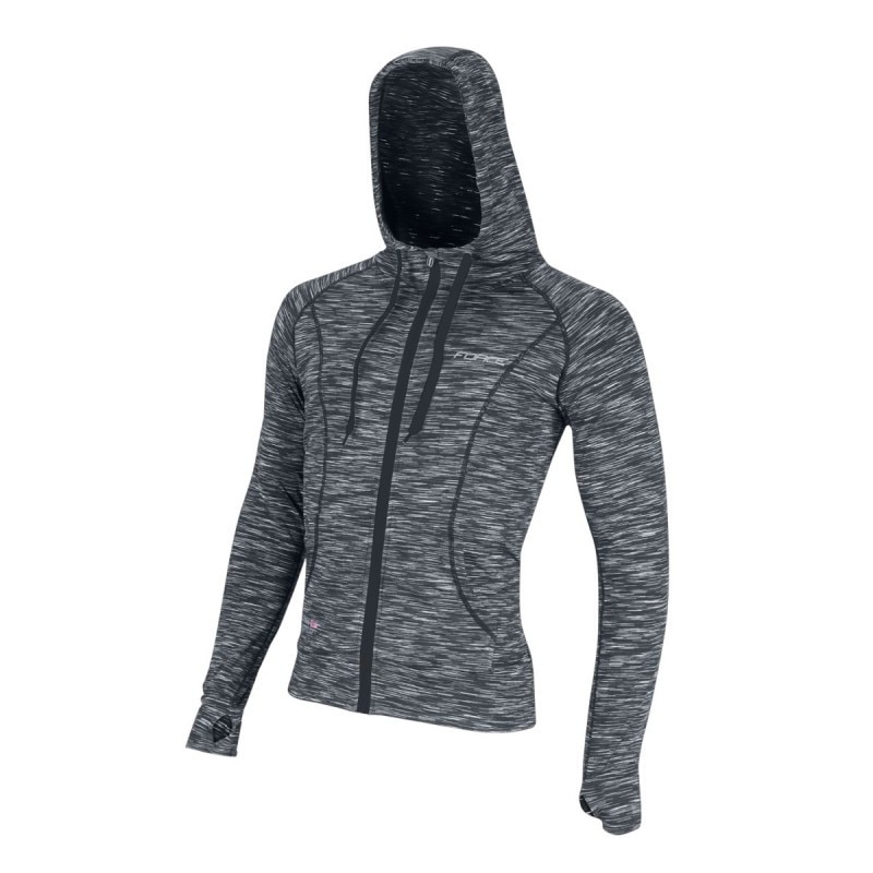 Hanorac sport Force Lady Fitness grey, M