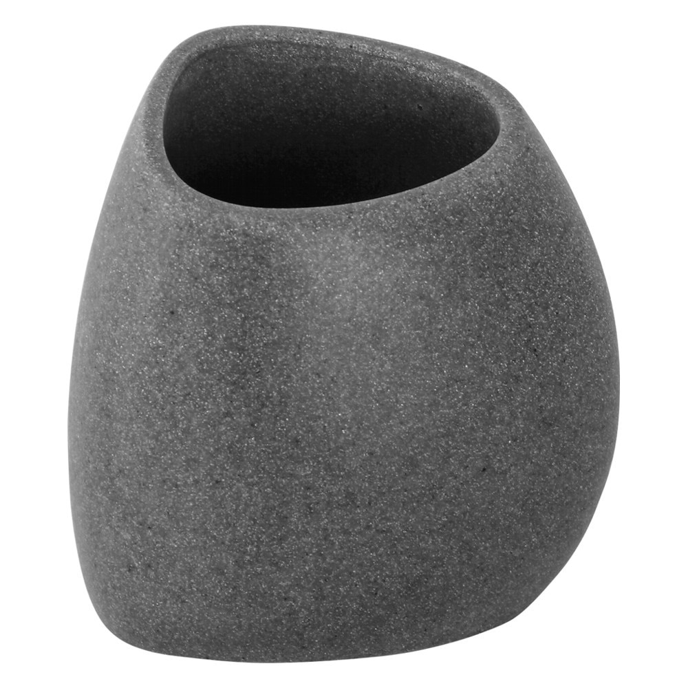 Pahar periute Feridras Stone, poliresina, gri