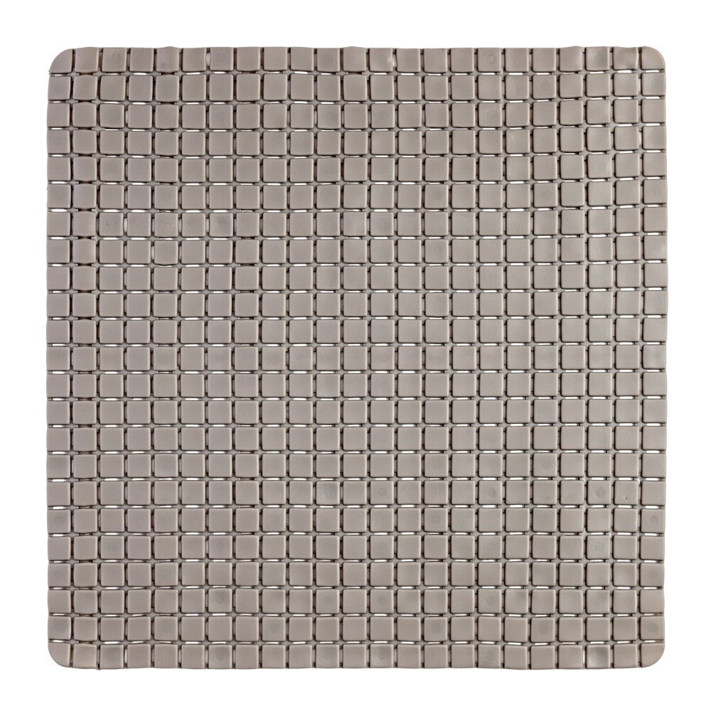 Covoras antiderapant Feridras Mosaic, 54x54 cm, PVC, bej