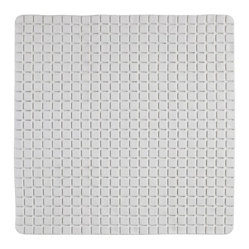 Covoras antiderapant Feridras Mosaic, 54x54 cm, PVC, alb Covoras antiderapant Feridras Mosaic, 54x54 cm, PVC, alb