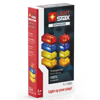 Set constructie Expansion, 24 piese, Light Stax Set constructie Expansion, 24 piese, Light Stax