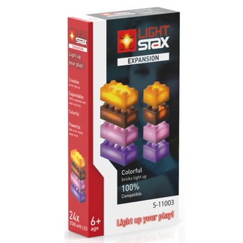 Set constructie Expansion, 24 piese, Light Stax Set constructie Expansion, 24 piese, Light Stax