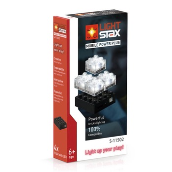 Set constructie Mobile Power Plus, 4 piese, Light Stax Set constructie Mobile Power Plus, 4 piese, Light Stax