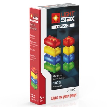 Set constructie Expansion, 24 piese, Light Stax Set constructie Expansion, 24 piese, Light Stax