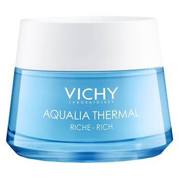 Crema rehidratanta Vichy, AQUALIA THERMAL pentru ten uscat si foarte uscat, 50 ml Crema rehidratanta Vichy, AQUALIA THERMAL pentru ten uscat si foarte uscat, 50 ml