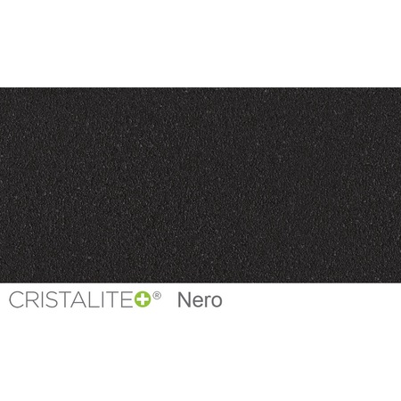 Kit chiuveta Schock Formhaus D-100S 780 x 500 mm si baterie Schock Plutos Nero Cristalite
