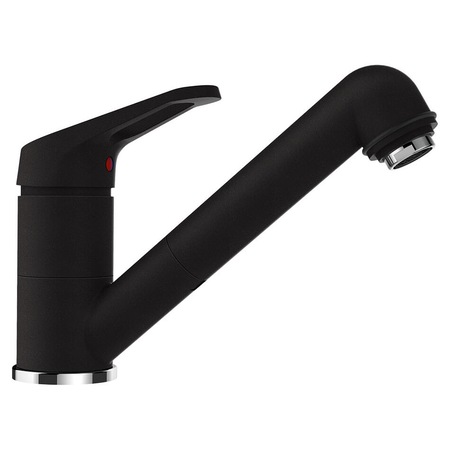 Kit chiuveta Schock Formhaus D-100S 780 x 500 mm si baterie Schock Cosmo cu Dus Extractibil Nero Cristalite