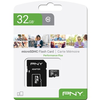 Card de Memorie PNY Performance Plus MicroSDHC 32GB Clasa 10, UHS-I, WaterProof, ShockProof, Temperature Proof + Adaptor SD Card de Memorie PNY Performance Plus MicroSDHC 32GB Clasa 10, UHS-I, WaterProof, ShockProof, Temperature Proof + Adaptor SD