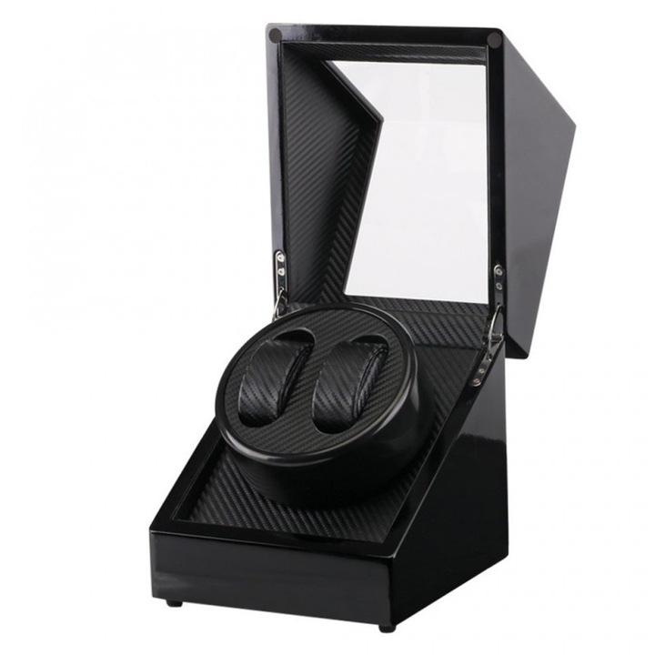 Trident Return Box 2 automata óra, órafelhúzó, elegáns fekete