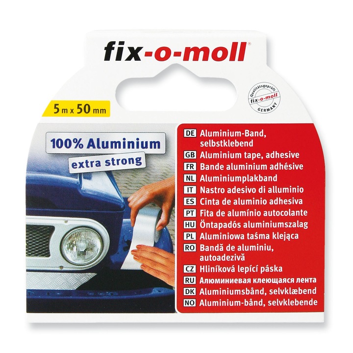 ABRABORO® FIX-O-MOLL alumínium ragasztószalag, extra vastag