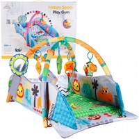 centru de activitati si salteluta pentru copii si bebelusi 3 in 1 quotmy happy space play gymquot protectie laterala perna carticica senzoriala jucarii detasabile incluse imagen 54_0_
0