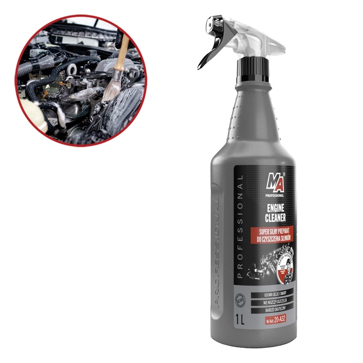 Solutie curatare motor, MA Professional, biodegradabil, indepartarea uleiurilor si grasimilor, 1 L