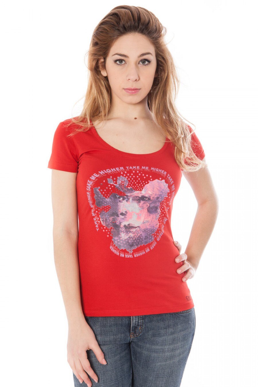 Tricou Dama Costume national Rosu 49513, Rosu